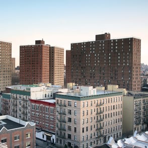 Low income housing development in a downtown rural setting