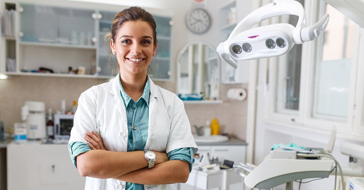 Dentist small business owner with financed equipment