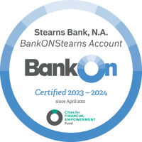 Stearns Bank - BankONStearns Account 2023-2024