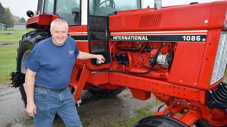 Tom Schneider of Greenwald, Minn.