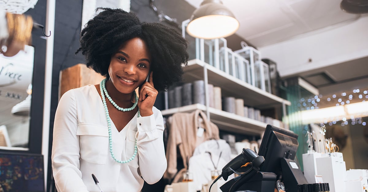 A black woman entrepreneur 