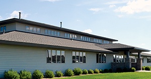 Equipment finance division building. Stearns Bank. 