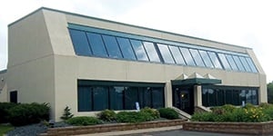 Pine City, Minnesota branch building. Stearns Bank. 