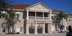 Venice, Florida branch building. Stearns Bank