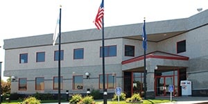 St. Cloud, Minnesota branch building. Stearns Bank. 