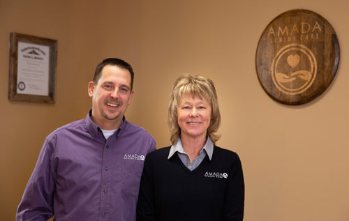 James Bernoski and Laural Strong of Amanda Senior Care